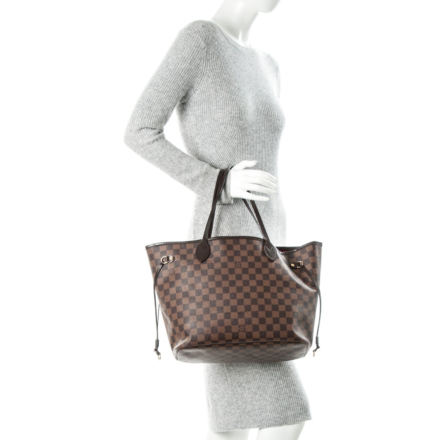 Louis Vuitton Damier Ebene Neverfull MM 2 of 8