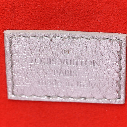 Louis Vuitton Metallic Lambskin Embossed Monogram Coussin PM Silver 8 of 11