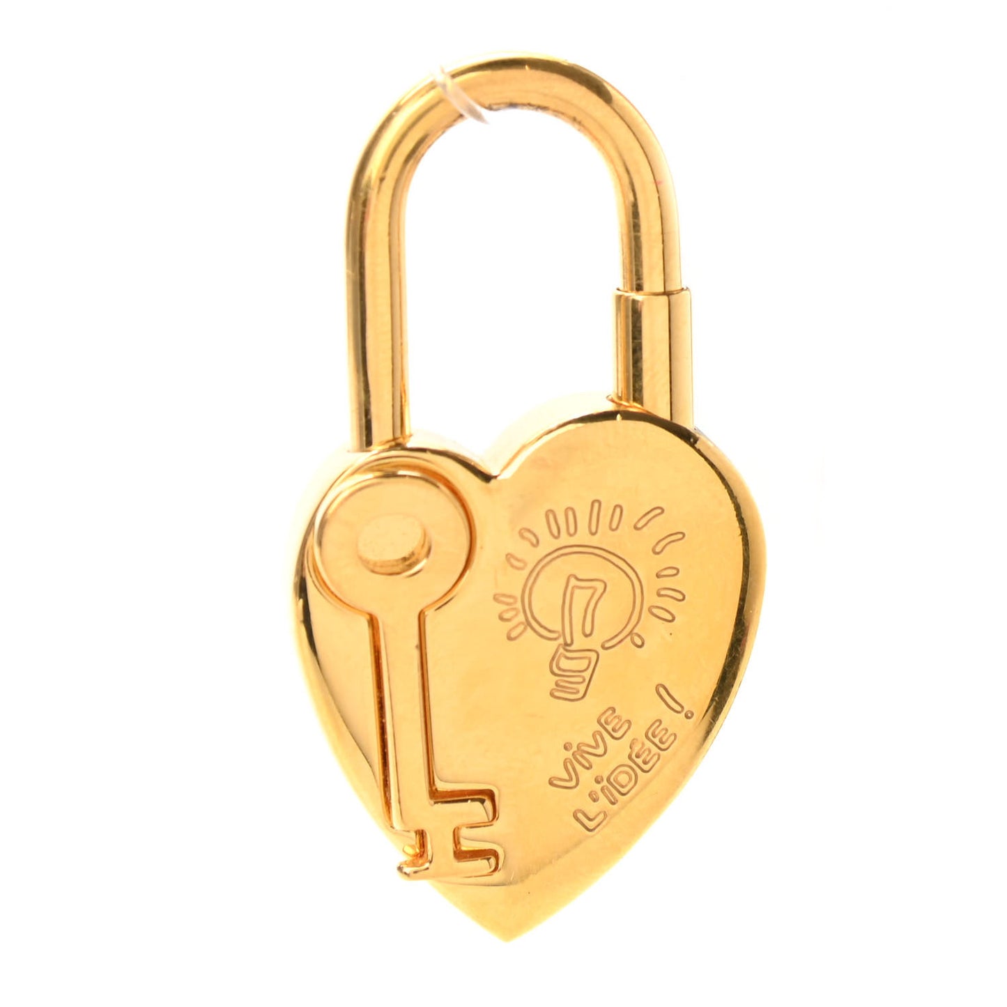 Annee De La Fantaisie Heart Cadena Lock Gold