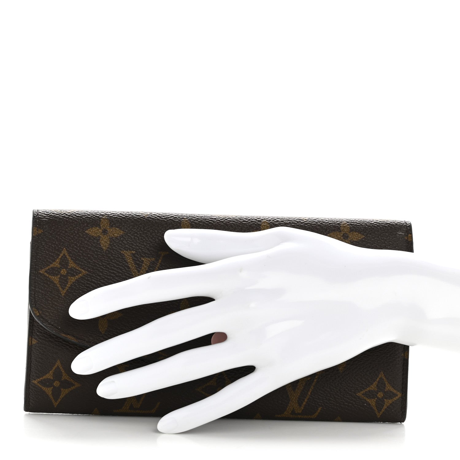 Louis Vuitton Monogram Emilie Wallet Rose Ballerine 2 of 12