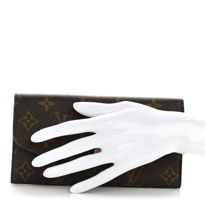Louis Vuitton Monogram Emilie Wallet Rose Ballerine 2 of 12