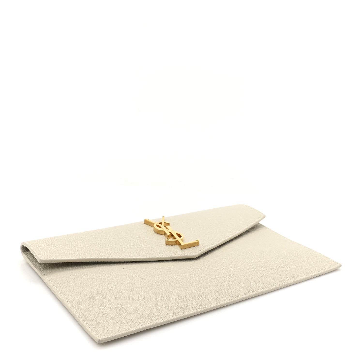 Saint Laurent Grain De Poudre Uptown Pouch Crema Soft 4 of 10