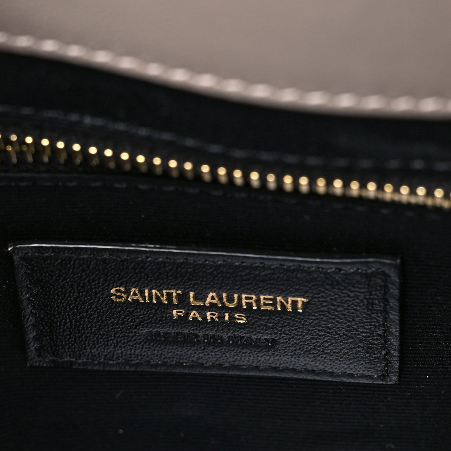 Saint Laurent Calfskin Y Quilted Monogram Medium Loulou Chain Satchel Grey Brown 5 of 8