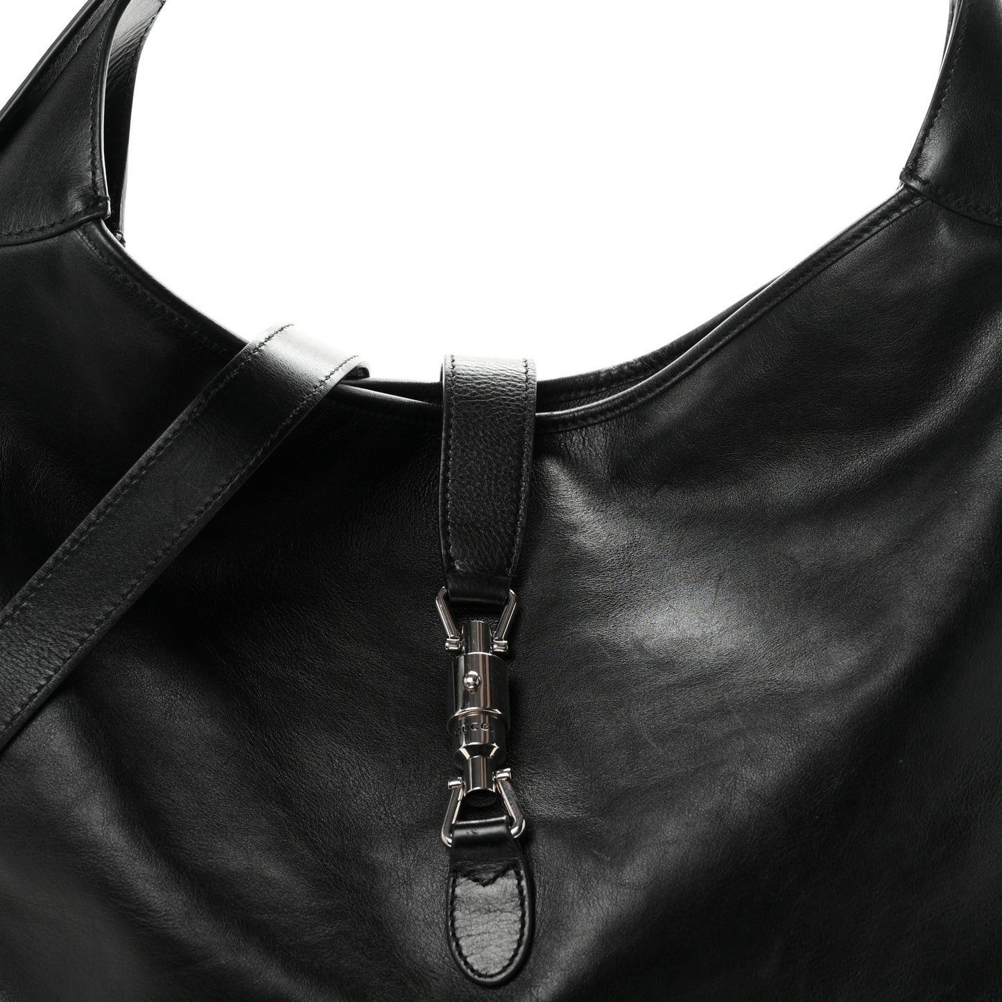 Calfskin Large Jackie 1961 Shoulder Bag Black