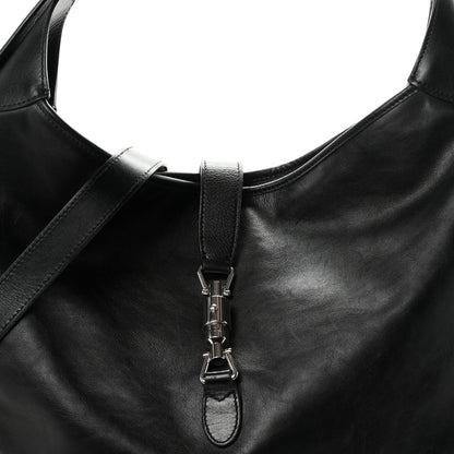 Gucci Calfskin Large Jackie 1961 Shoulder Bag Black 8 of 10