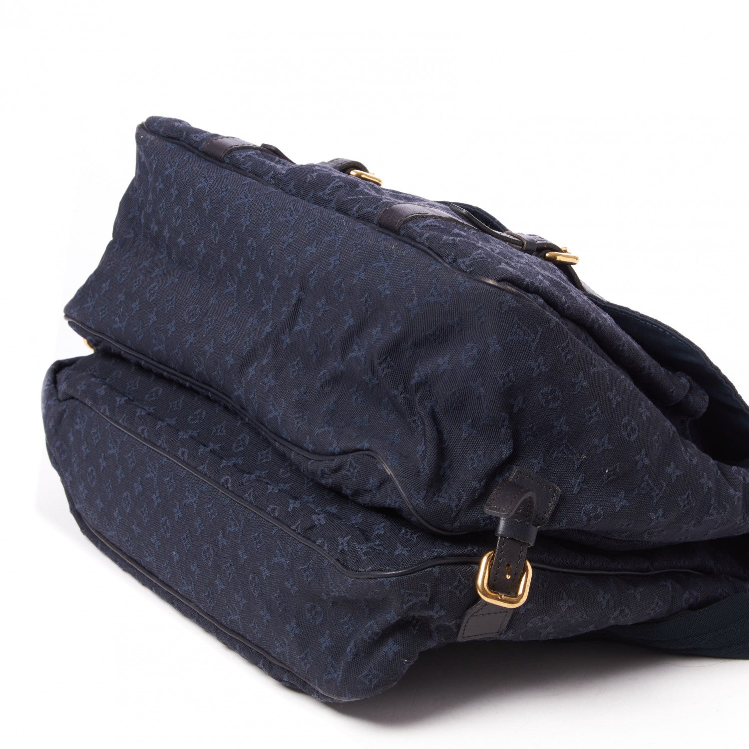 Louis Vuitton Mini Monogram Denise Navy 6 of 8
