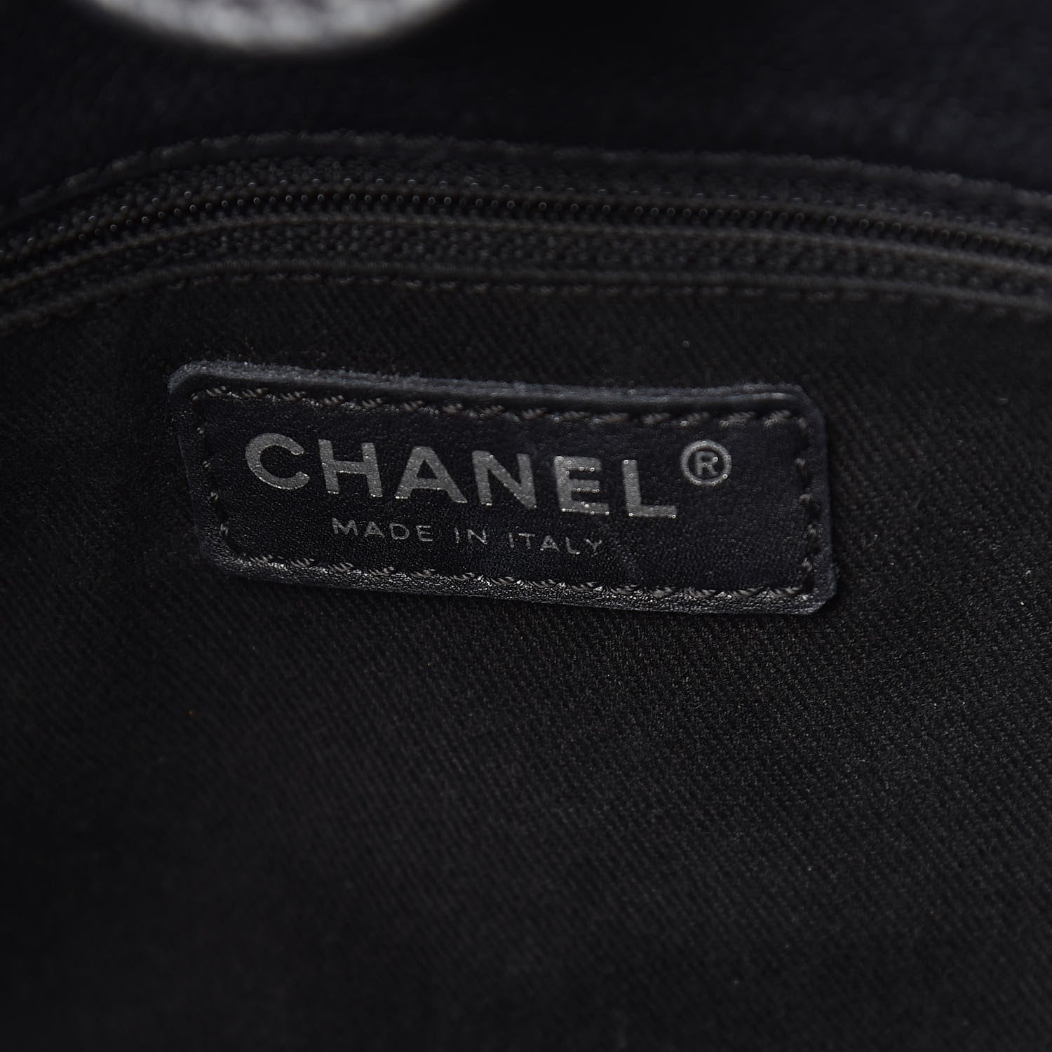 Chanel Caviar Quilted Petit Shopping Tote PST Black 10 of 22