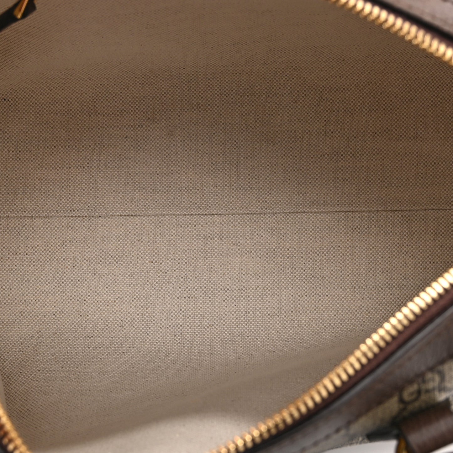 GG Supreme Monogram Web Small Ophidia Top Handle Bag  Beige Ebony