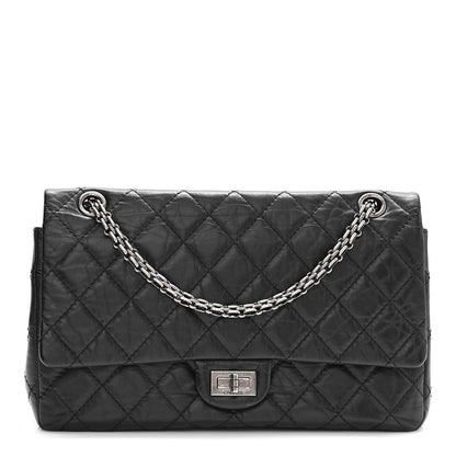 Chanel Aged Calfskin Quilted 2.55 Reissue 226 Flap Black 1 of 11