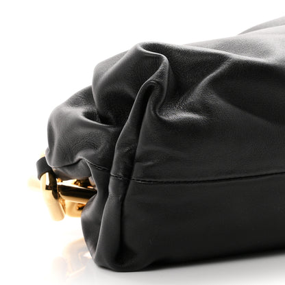 Bottega Veneta Calfskin The Pouch Chain Black 8 of 9