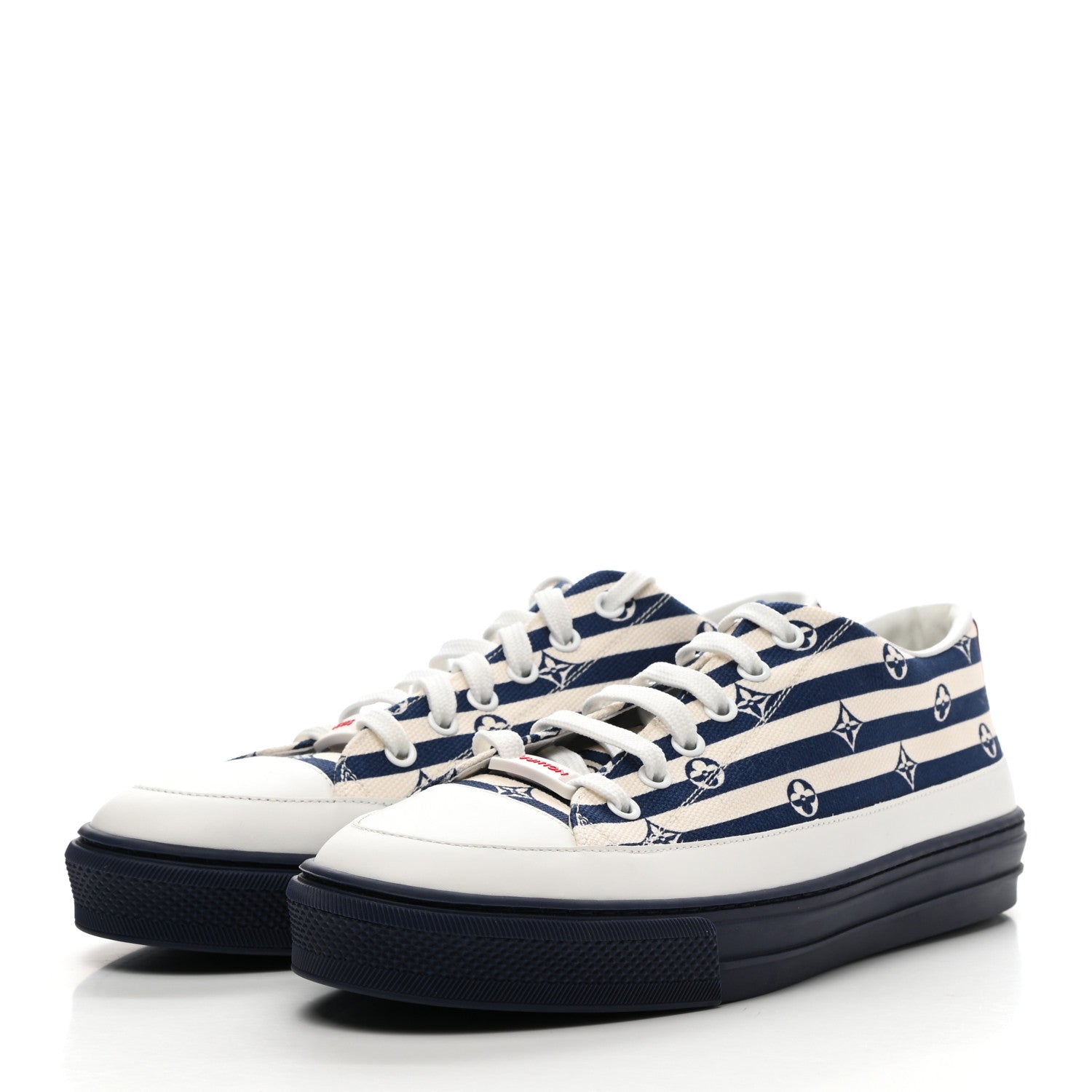 Louis Vuitton Canvas Escale Stellar Sneakers 40 Blue 3 of 8