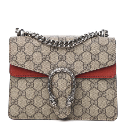 Gucci GG Supreme Monogram Mini Dionysus Shoulder Bag Hibiscus Red 1 of 13