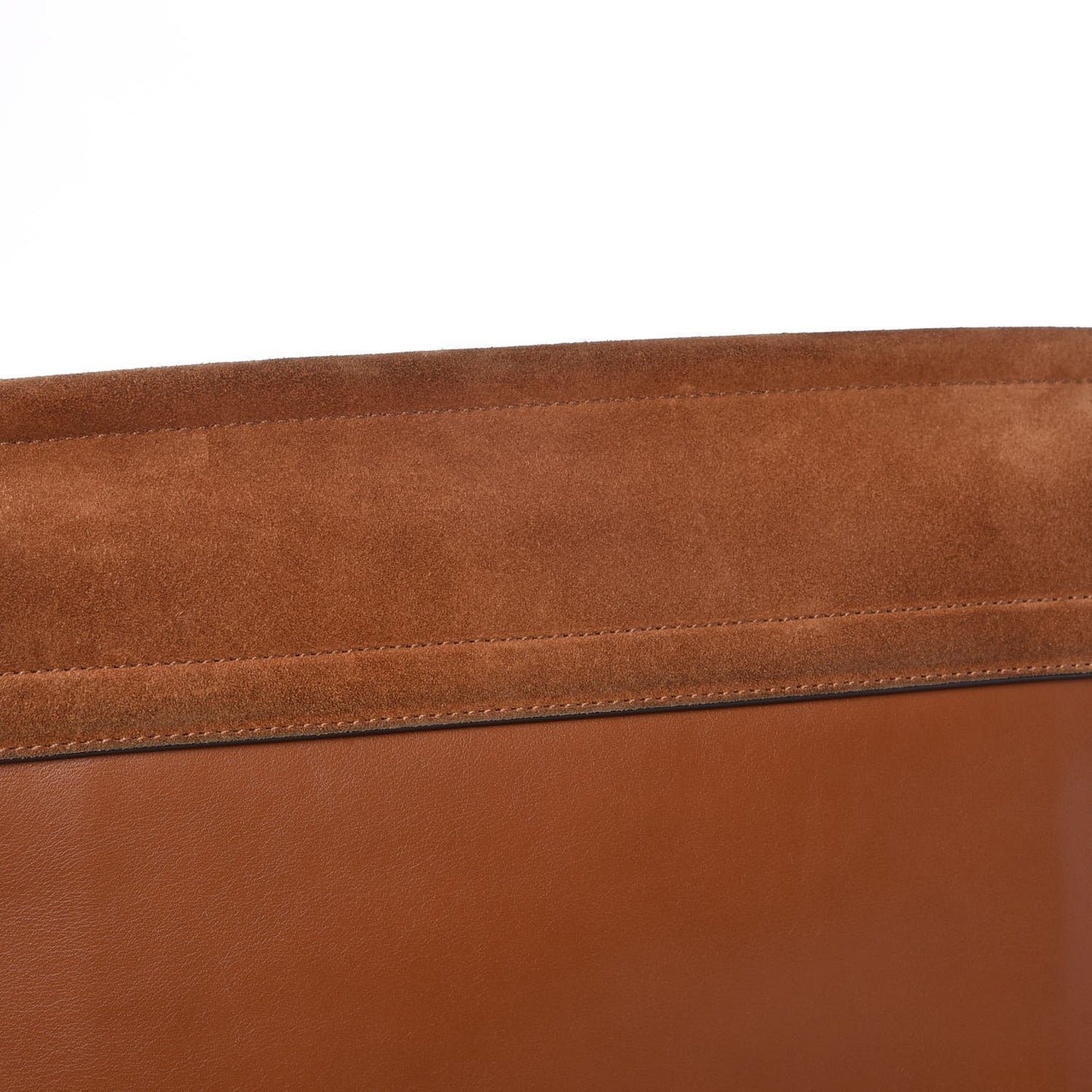 Suede Calfskin Medium Faye Shoulder Bag Tobacco