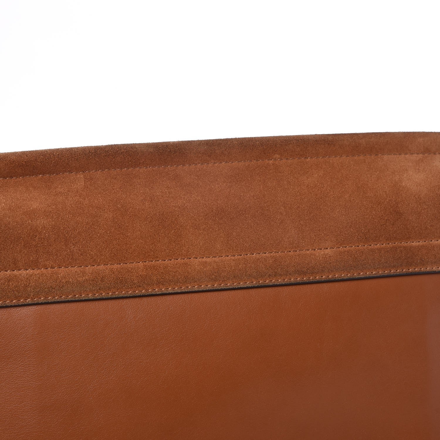Chloe Suede Calfskin Medium Faye Shoulder Bag Tobacco 8 of 8