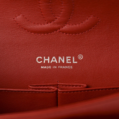 Chanel Lambskin Quilted Medium Double Flap Red 8 of 10