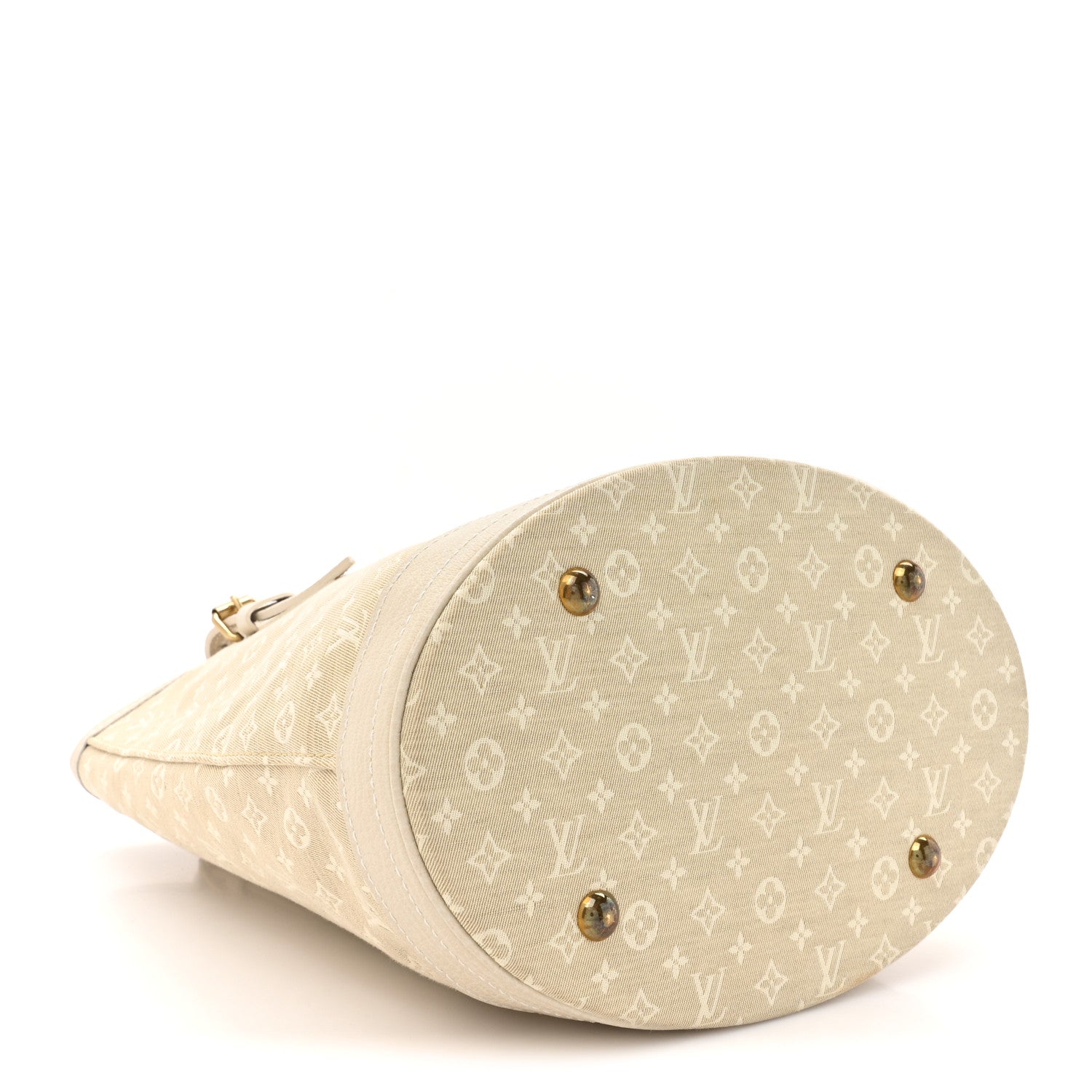 Louis Vuitton Mini Lin Monogram Bucket Bag Dune 4 of 9