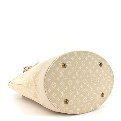 Louis Vuitton Mini Lin Monogram Bucket Bag Dune 4 of 9
