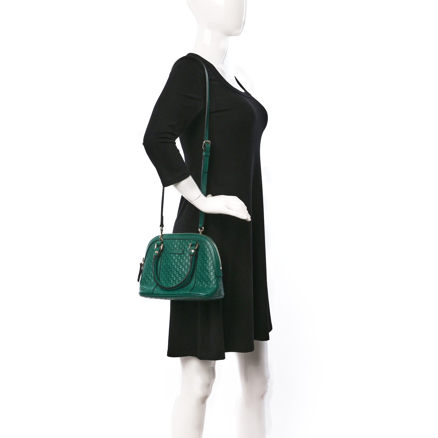 Gucci Soft Microguccissima Mini Dome Bag Emerald 3 of 17