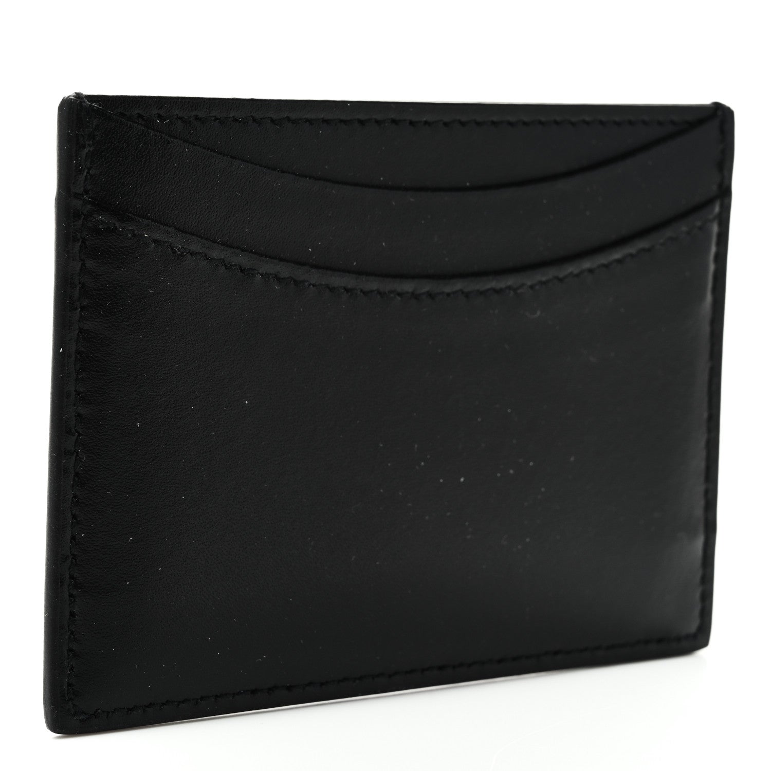 Balenciaga Calfskin Hourglass Card Holder Black 3 of 8