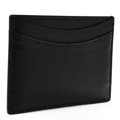Balenciaga Calfskin Hourglass Card Holder Black 3 of 8