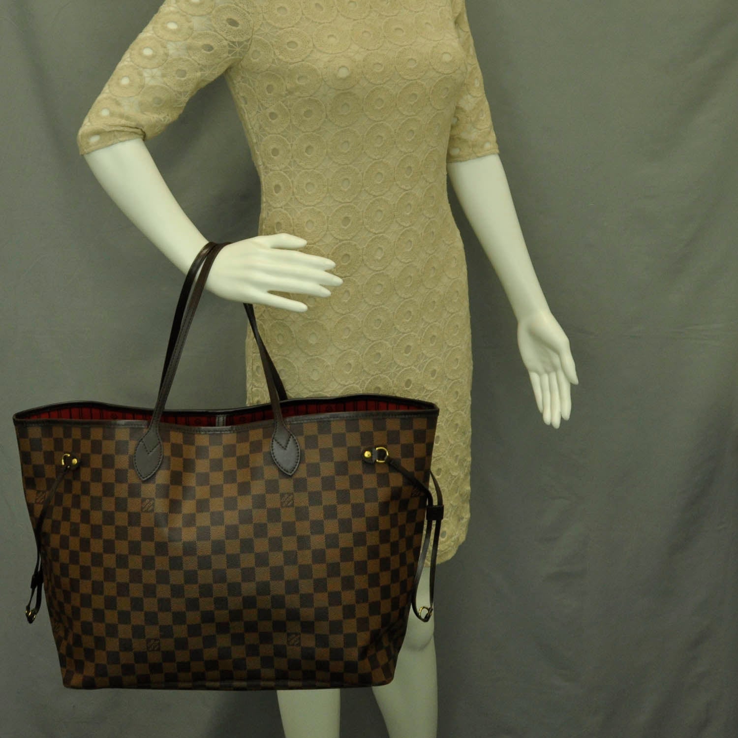 Louis Vuitton Damier Ebene Neverfull GM 2 of 9