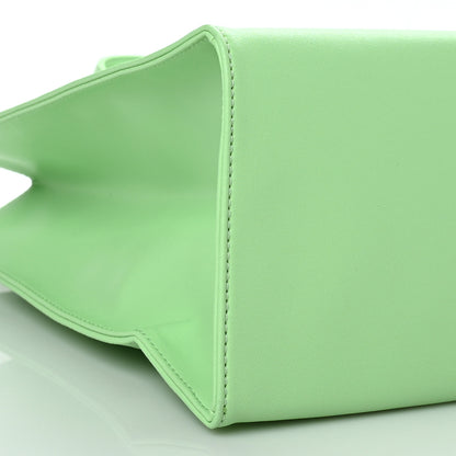 Telfar Vegan Leather Medium Shopping Bag Double Mint 8 of 9