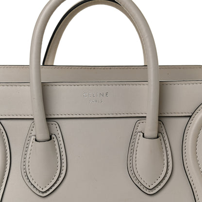 Celine Smooth Calfskin Nano Luggage White 5 of 11
