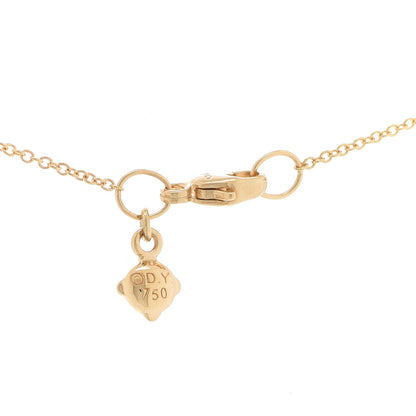 David Yurman 18K Yellow Gold Diamond Petite Starburst Pendant Necklace 3 of 4