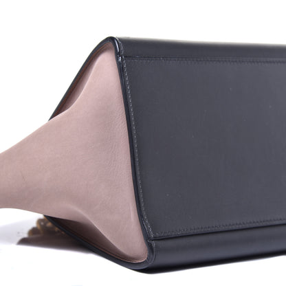 Celine Smooth Calfskin Nubuck Small Tri-Color Trapeze Nude 7 of 8