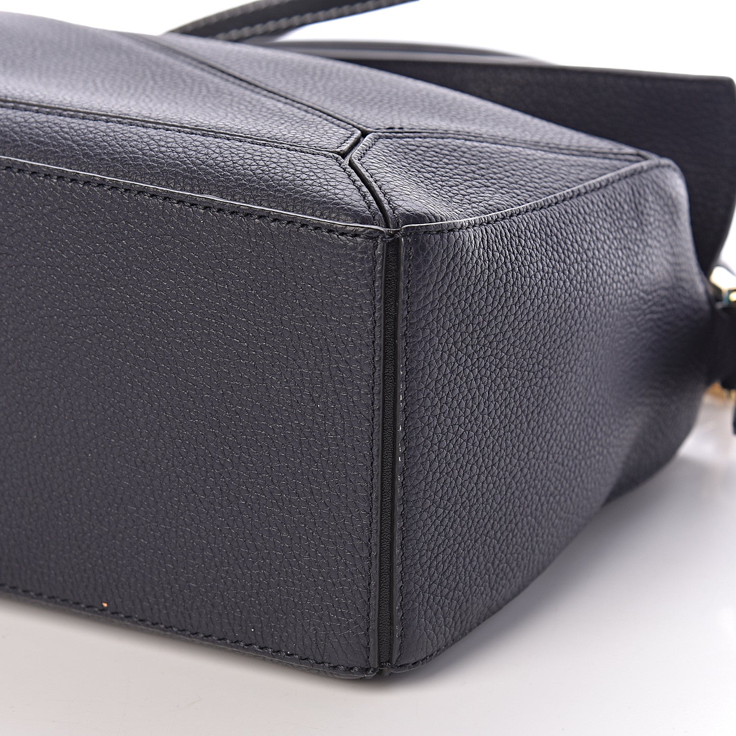Loewe Calfskin Small Puzzle Bag Midnight Blue Black 9 of 9