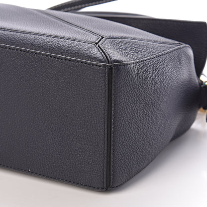 Loewe Calfskin Small Puzzle Bag Midnight Blue Black 9 of 9