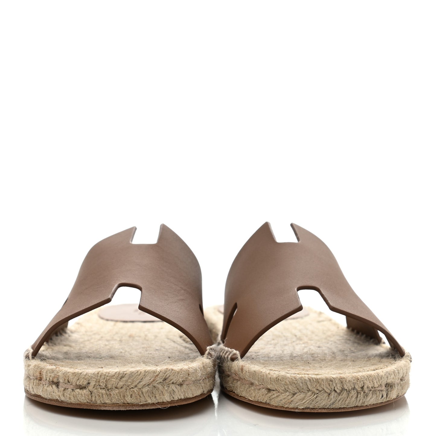 Calfskin Mens Antigua Espadrille Sandals 43 Naturel Safari