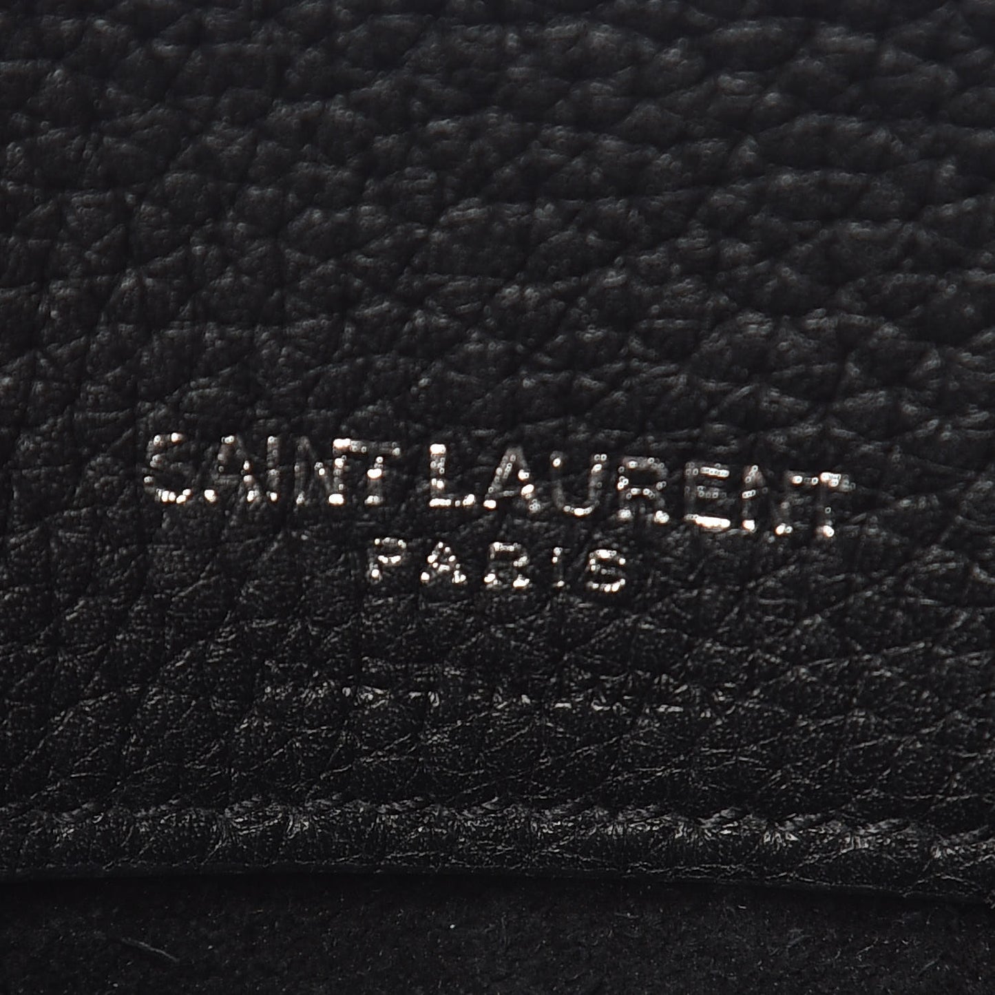 Grained Calfskin Nano Sac De Jour Souple Black