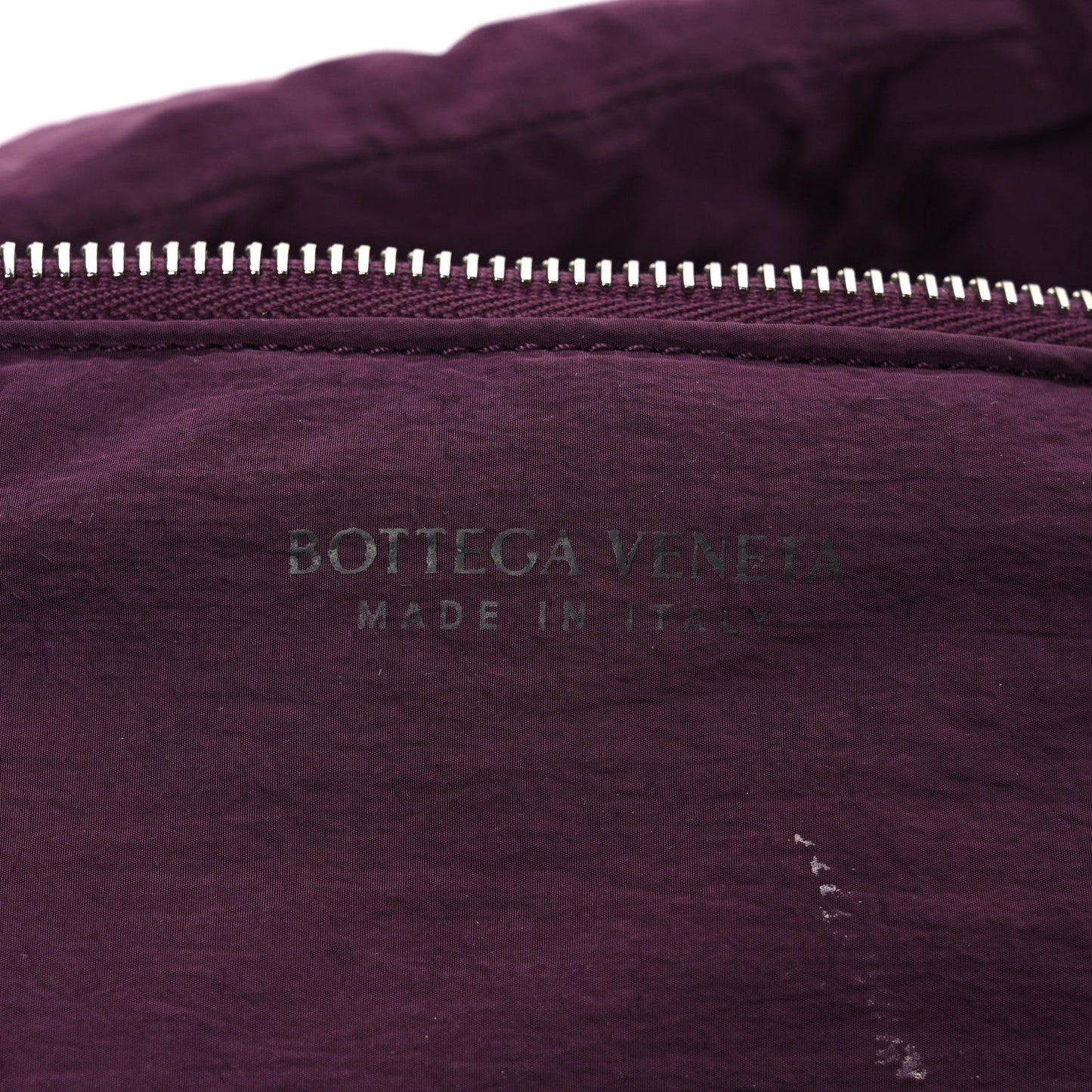 Nylon Intrecciato Padded Tech Cassette Bag Purple