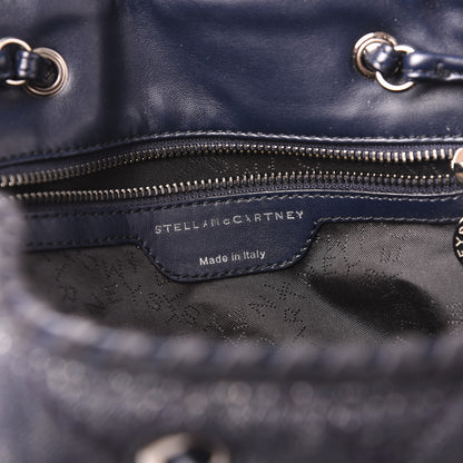 Stella McCartney Denim Quilted Falabella Backpack Blue 5 of 9