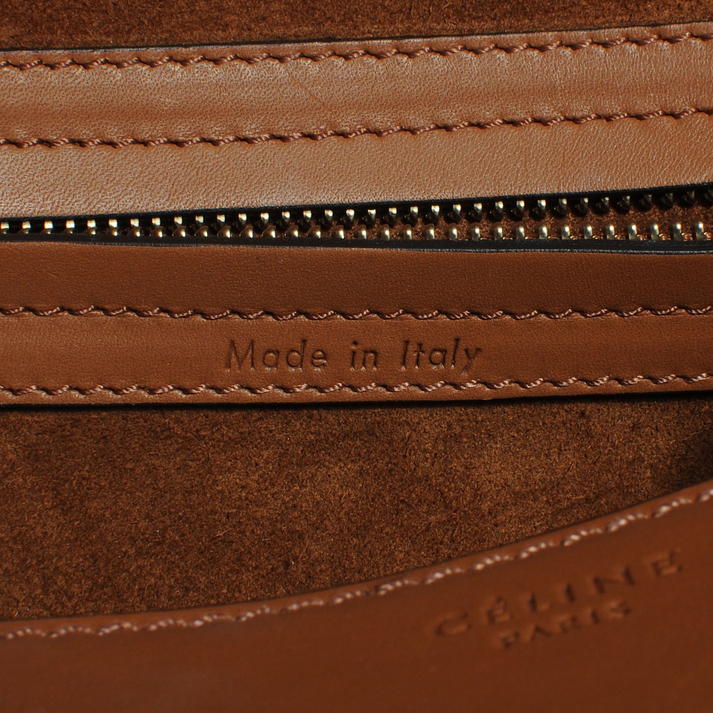 Natural Calfskin Medium Phantom Luggage Tan