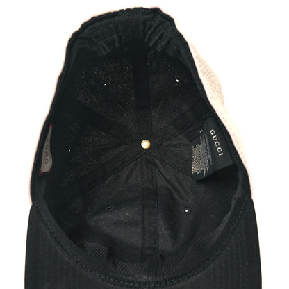 Gucci Gabardine Gucci Headband Baseball Hat M Black 6 of 8
