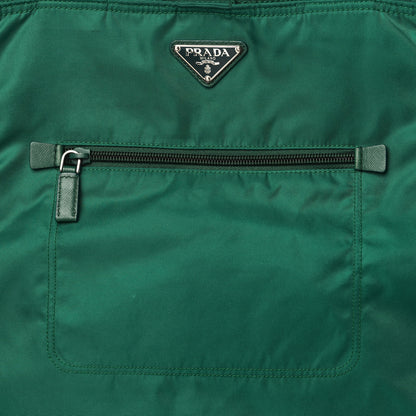 Prada Tessuto Nylon Shopping Tote Oleandro 7 of 10