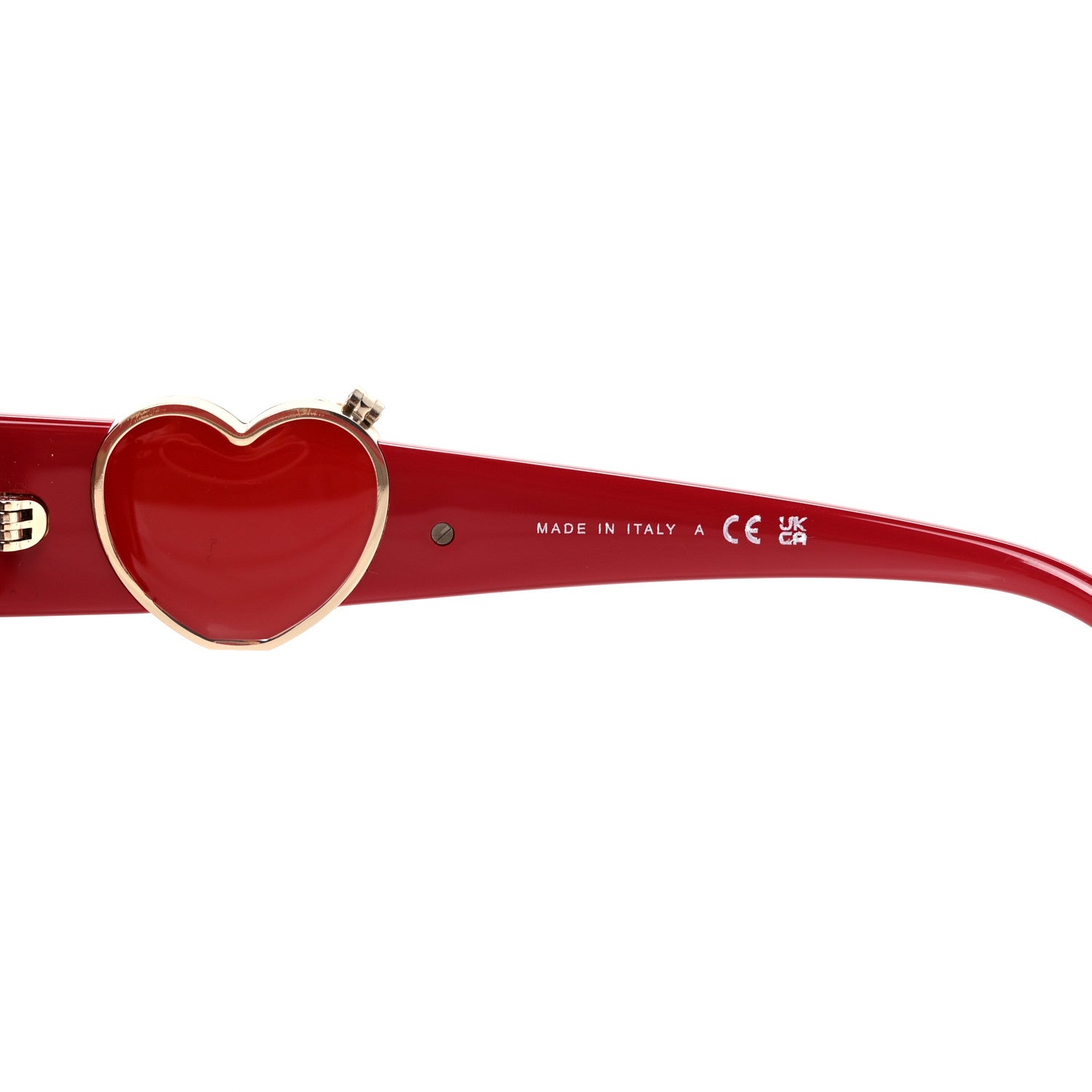 Chanel Acetate Enamel Heart Butterfly Sunglasses 5517-A Red 10 of 16