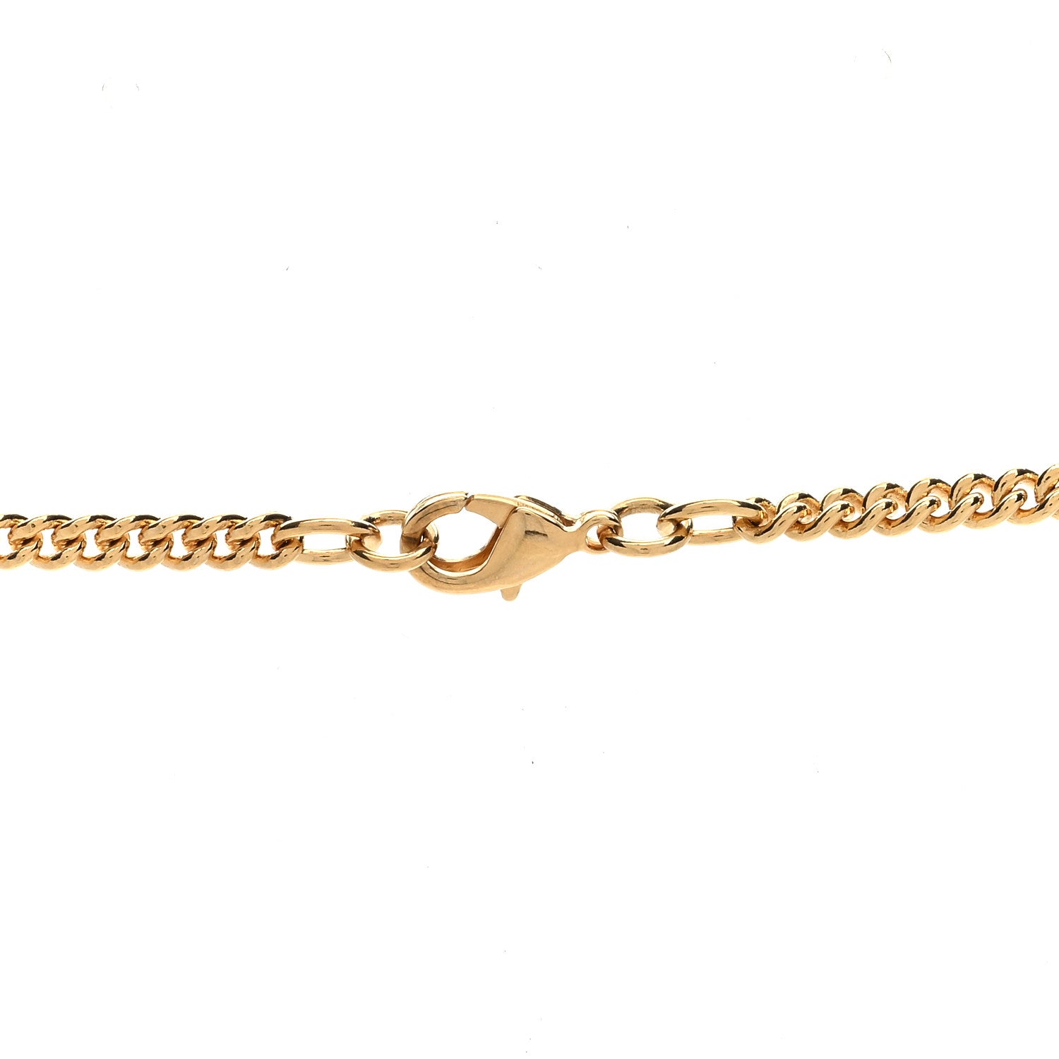 Gucci Textured Dollar Calfskin Enamel GG Lipstick Holder Necklace Black 5 of 6