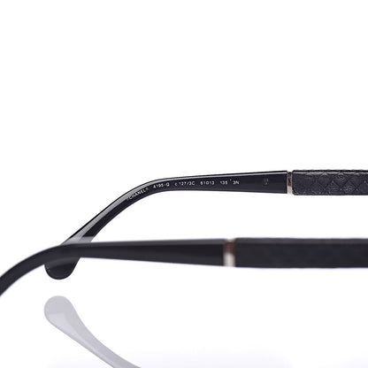 Chanel Lambskin Quilted CC Aviator Sunglasses 4195-Q Black 5 of 7