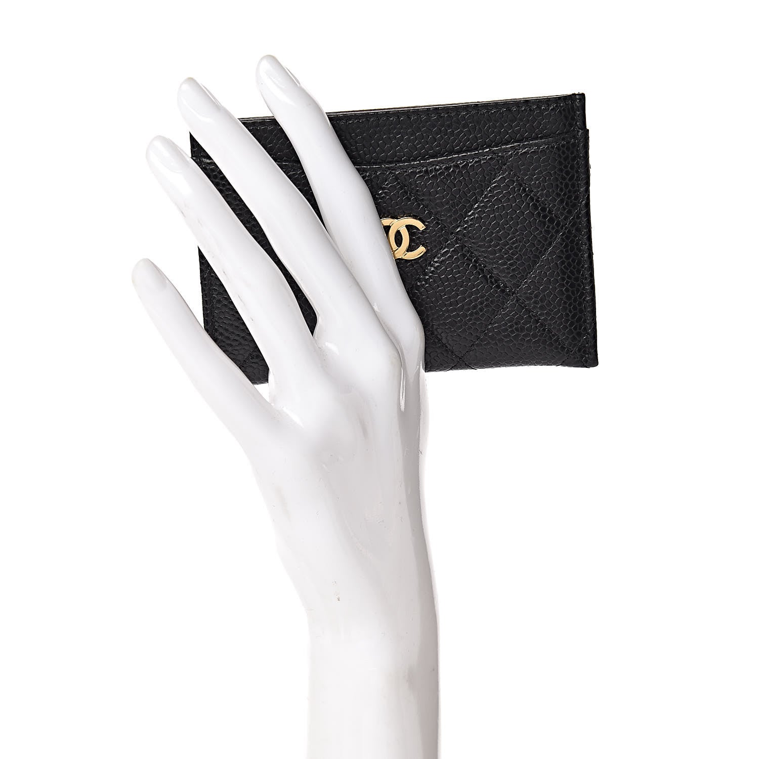 Chanel Caviar Quilted Card Holder Black 2 of 8