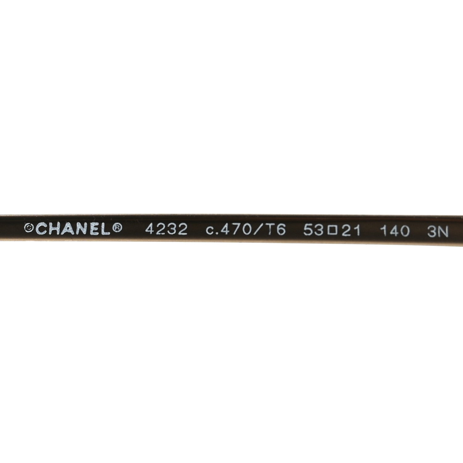 Chanel Metal Round 4232 Sunglasses Gold 5 of 7