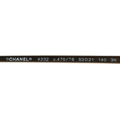 Chanel Metal Round 4232 Sunglasses Gold 5 of 7