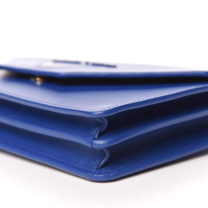 Prada Saffiano City Calfskin Chain Wallet Royal 8 of 9