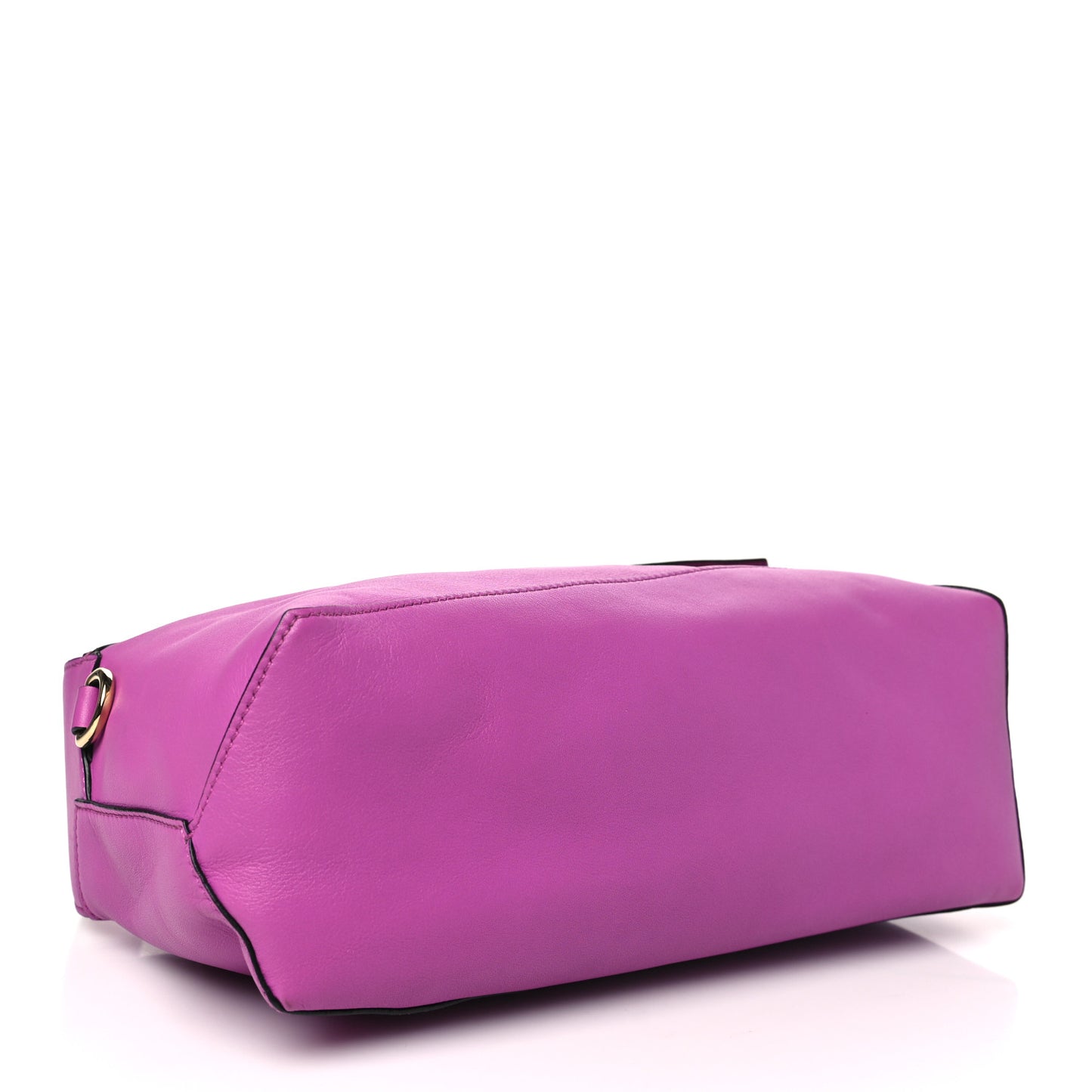 Calfskin Puzzle Hobo Bright Purple