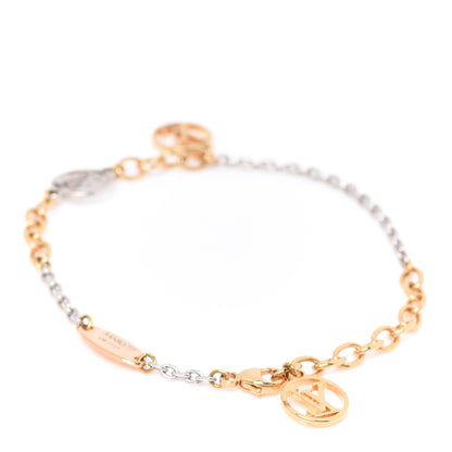 Louis Vuitton Logomania Bracelet Silver Gold 3 of 6