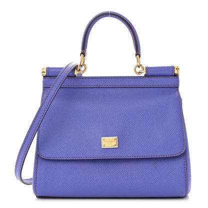 Dolce & Gabbana DOLCE &amp; GABBANA Dauphine Small Miss Sicily Satchel Purple 1 of 12