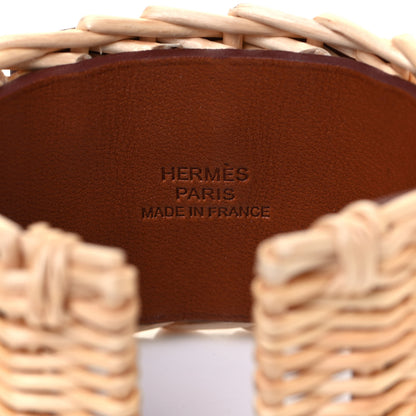 Hermes Barenia Osier Collier De Chien CDC Picnic Bracelet Fauve 4 of 4