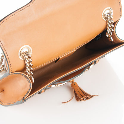 Gucci Saddle Soft Lux Small Emily Chain Shoulder Bag New Banana 5 of 7